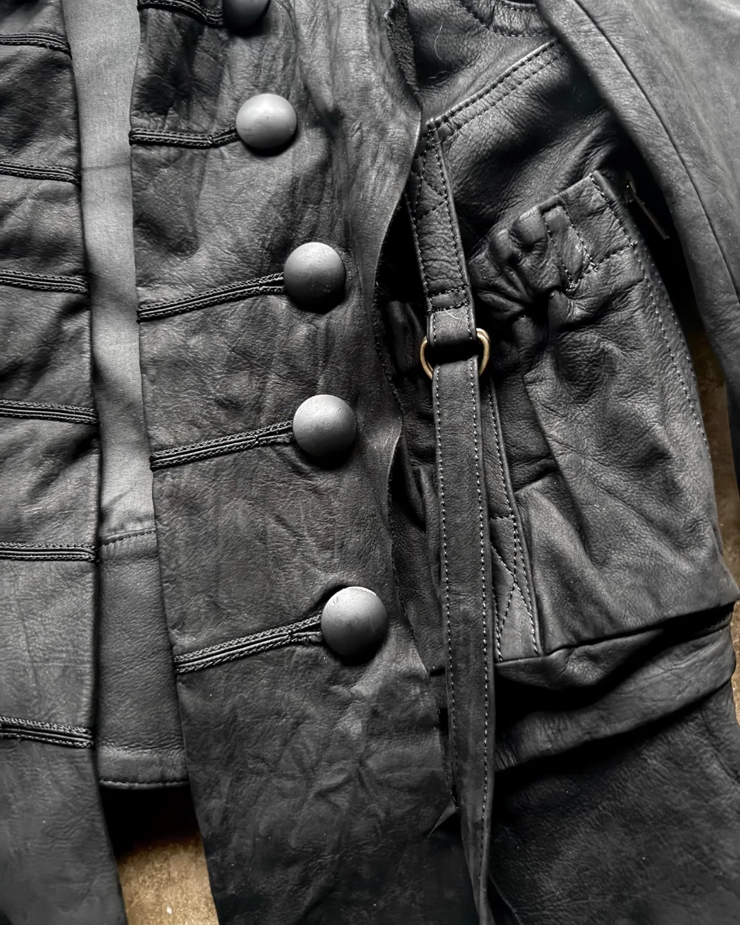 If Six Was Nine Mud Squadron Napoleon Leather Jacket — photo 4