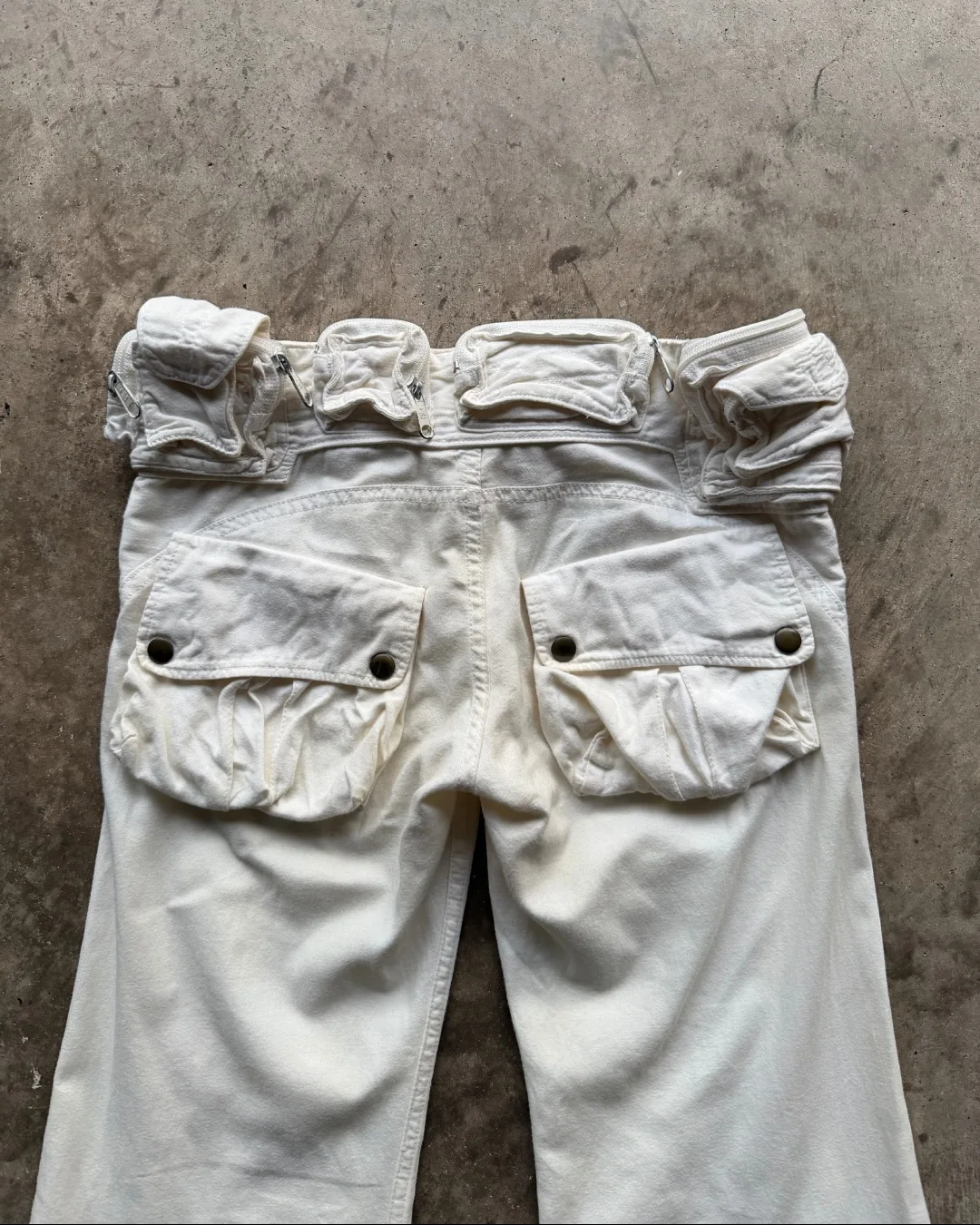 Le Grand Bleu (L.G.B.) LGB Cargo Utility Belt Flared Pants — photo 4