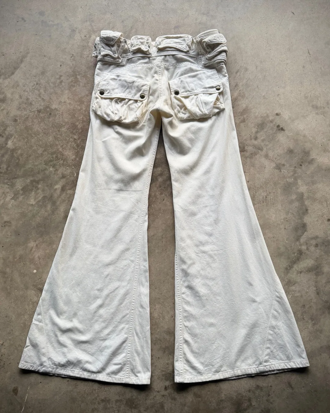 Le Grand Bleu (L.G.B.) LGB Cargo Utility Belt Flared Pants — photo 2